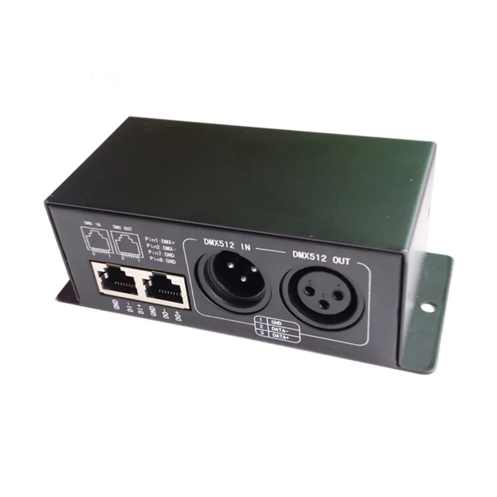 Dm-110 3 Ch Easy Dmx декодер постоянного напряжения Dc9-24V вход 3Ch* 5A выход с Dip переключатель Декодер контроллер