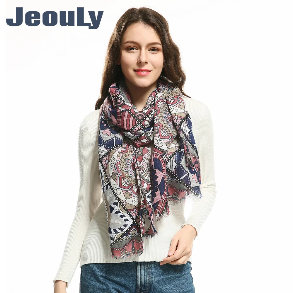 

2018 Spring And Autumn Europe And America New Style Habijabi Scarf Women's Rhombus Plaid Printed Scarf