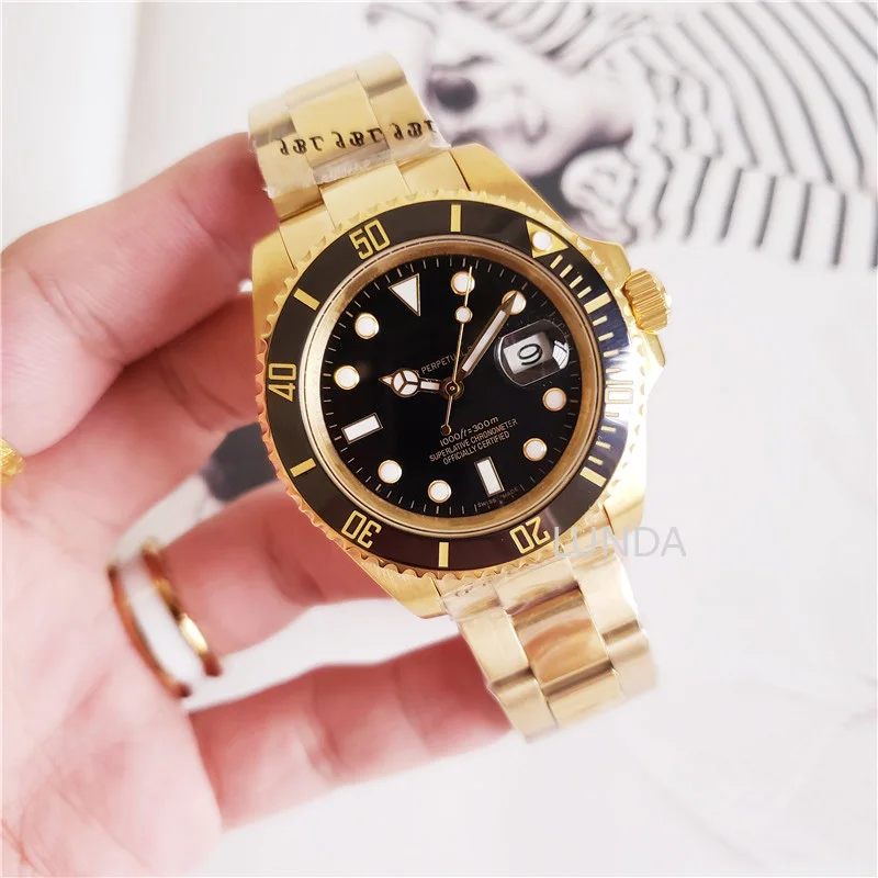 

RLX-Water ghost Automatic mechanical watch Quality AAA Stainless steel Swiss luxury brand Business wrist watches designer clock