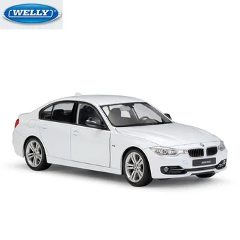 

WELLY 1:24 BW Three Series Sedan 335i Die-cast Alloy Car Model Kids Toys Ornaments Gifts Upscale Birthday Gifts Original Box