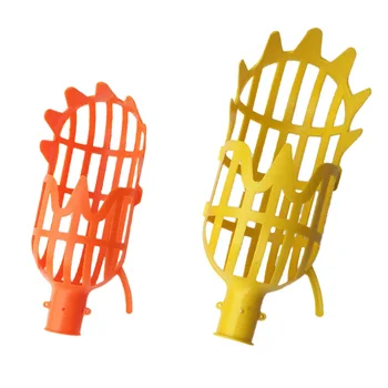 

2pcs High-altitude Fruit Picker Plastic Fruit Picking Tool (S Orange+L Yellow)