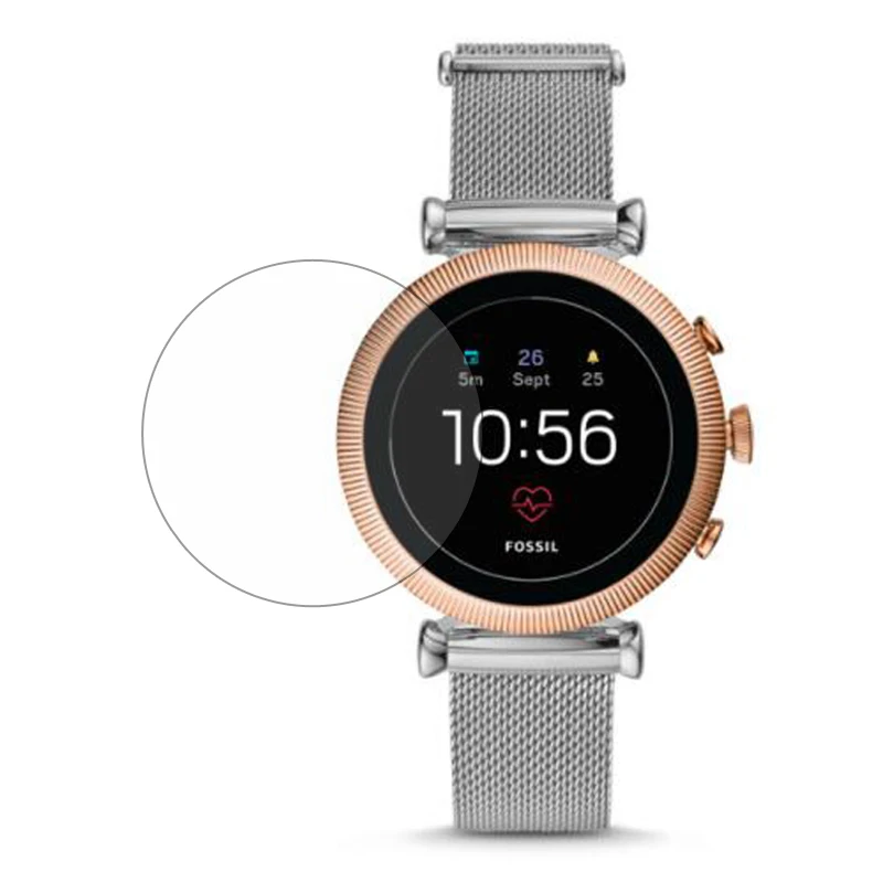 Защитная пленка из закаленного стекла для Fossil Слоан HR Gen 4 поколения Часы Smartwatch защита экрана Защитная крышка