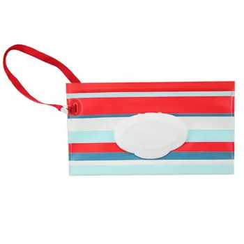 

Travel Baby Wipes Case Pouch Handheld Wipes Dispenser Kids Reusable Wipe Holder P31B