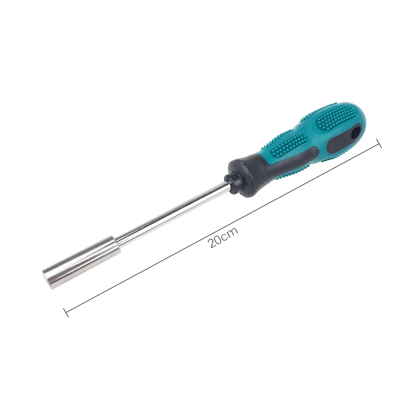 FIXFANS 1/4 дюймов Шестигранная отвертка с ручкой магнитный держатель для бит удлинитель адаптер 6,35 мм шестигранный хвостовик торцевой ключ бытовые инструменты