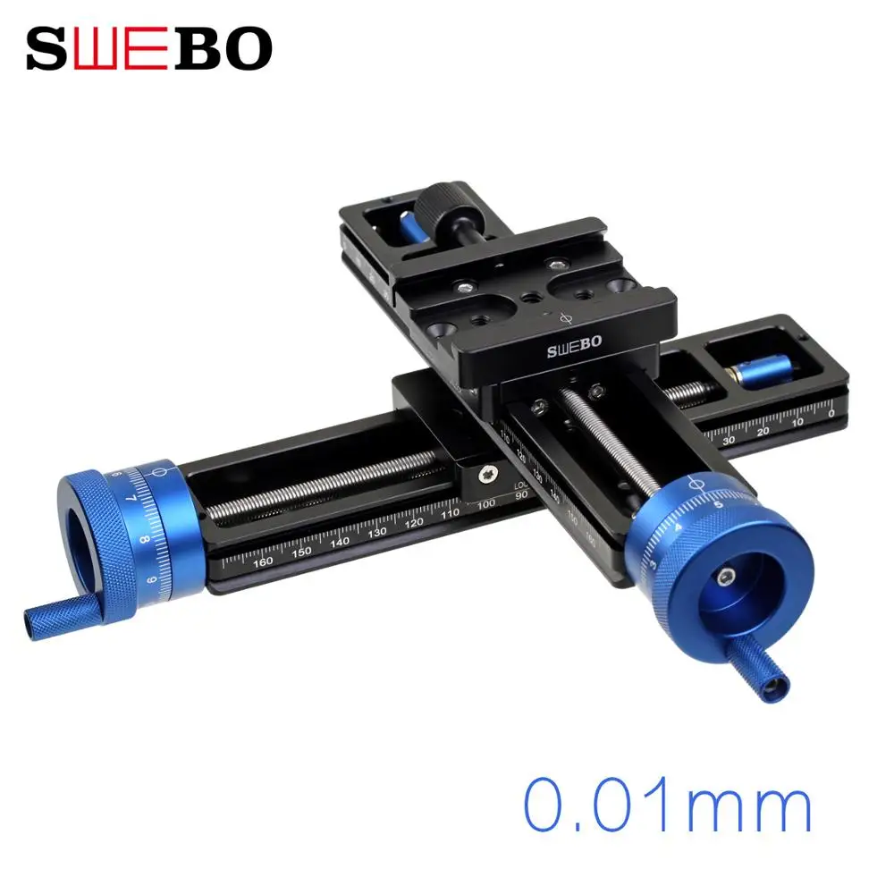 SWEBO LS0014w 4way macro focusing slide rail Micrometer type accuracy