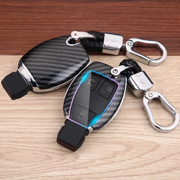 

Car Key Case Auto Key Protection Cover for Mercedes benz CLS CLA SLK AMG A B C S class Car Holder Shell Car-Styling Accessories