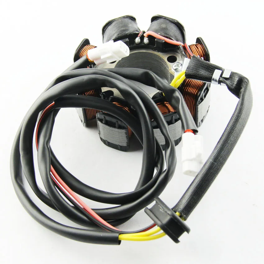 Мотоцикл магнитная катушка статора 18 полюсов 12V катушки для Kawasaki 21003-1172 21003-1262 210031172 KLF220 Bayou 220 210031262