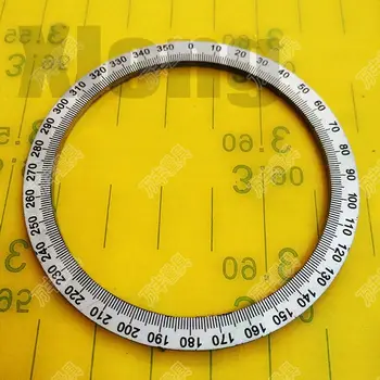 

Outer diameter: 65mm dial 360 Degree Dial Scale Ring Stainless Steel Ring Instrument Panel Narrow Scale 65 # 54 # 2