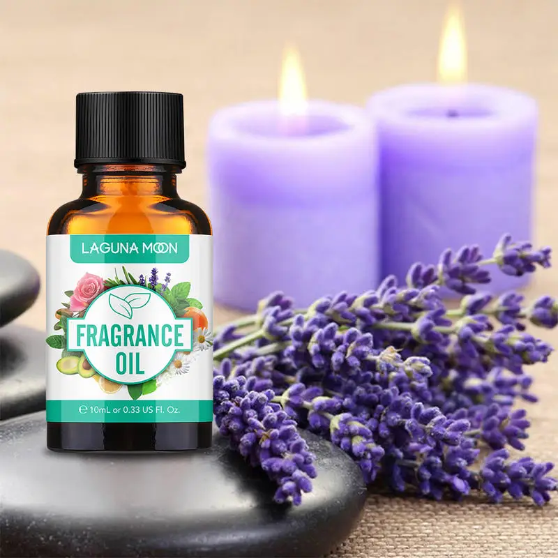 LAGUNAMOON 10ML Angel Oils Essential Lime Basil Midnight Rose Summer Rose Lemon For Candle Soap Making Perfume perfume oil-3