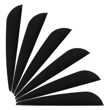 

51Pcs Archery Arrows Vanes Fletches 3 Inch Plastic TPU Fletching for Hunting Targeting Arrows Feathers