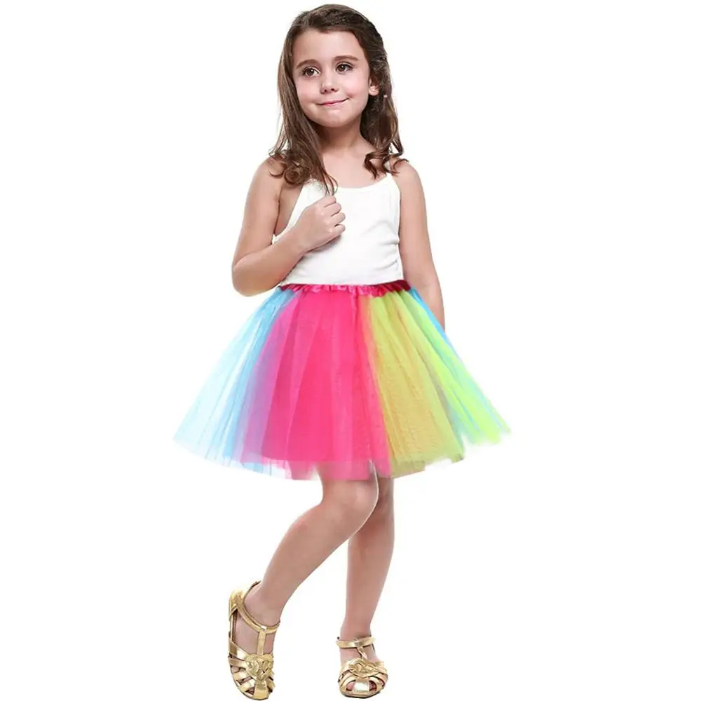 Women's Skirt Rainbow Tutu Women Elastic Ballet Dancewear tutus Mini Tutu Skirt Fairy Yellow Tulle Skirt Mother Daughter Women's Skirt Rainbow Tutu Women Elastic Ballet Dancewear tutus Mini Tutu Skirt Fairy Yellow Tulle Skirt Mother Daughter