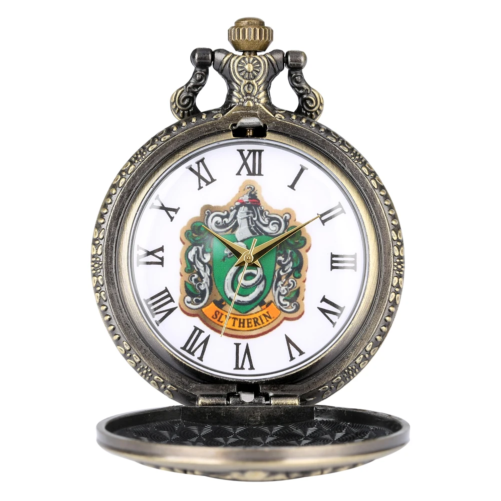 Тематическое ожерелье из бронзы с подвеской Гарри Хогвартс колледж Слизерин уникальные рождественские подарки для мужчин и взрослых reloj +