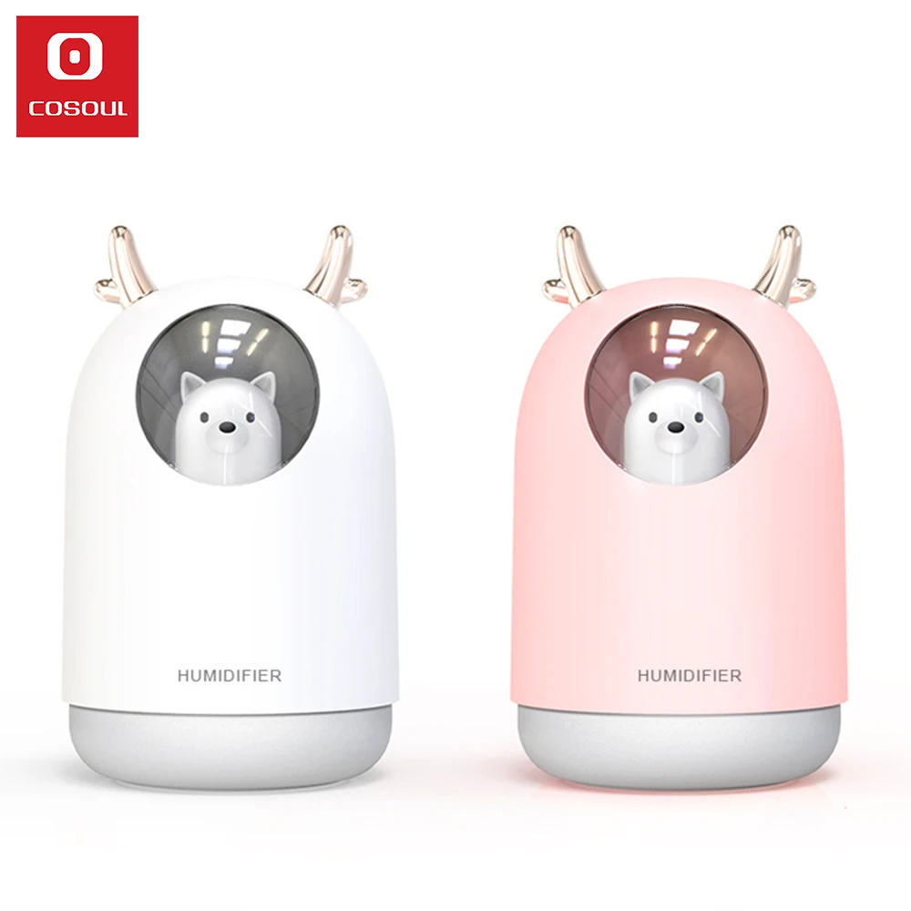 Air humidifier Diffuse eliminate static electricity clean air Care for skin Nano spray technology 7 color lights