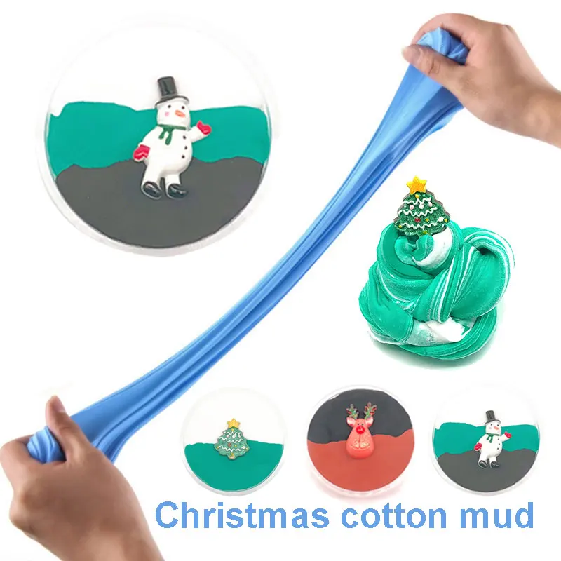 Многоцветный Рождественский Снеговик Mud Vent игрушки DIY Цветная глина Декор реквизит коллекция игрушка забавные украшения красивые