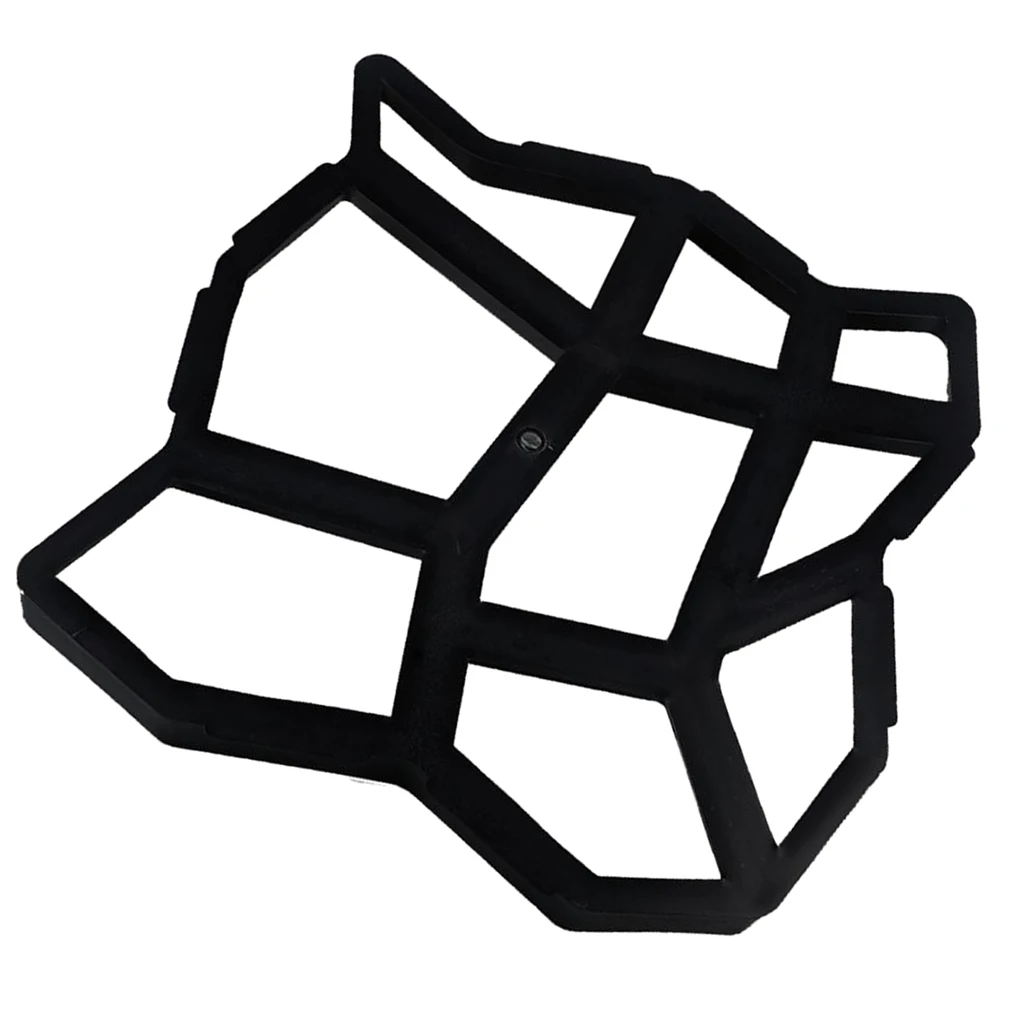 1 Pack Plastic Garden Paving Mould - For Garden Walk Way Pathways Patio Decorative Stones - 35x35cm