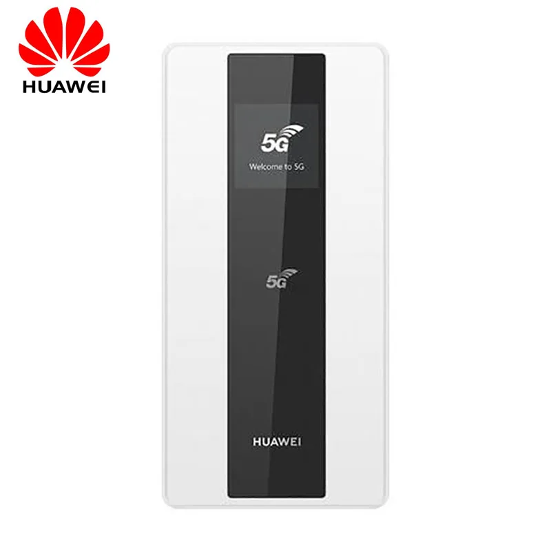 white HUAWEI 1,65 Гбит/с E6878 E6878-870 5G Мобильная точка доступа WiFi роутер встроенный Balong с батареей 4000 мАч - Цвет: white