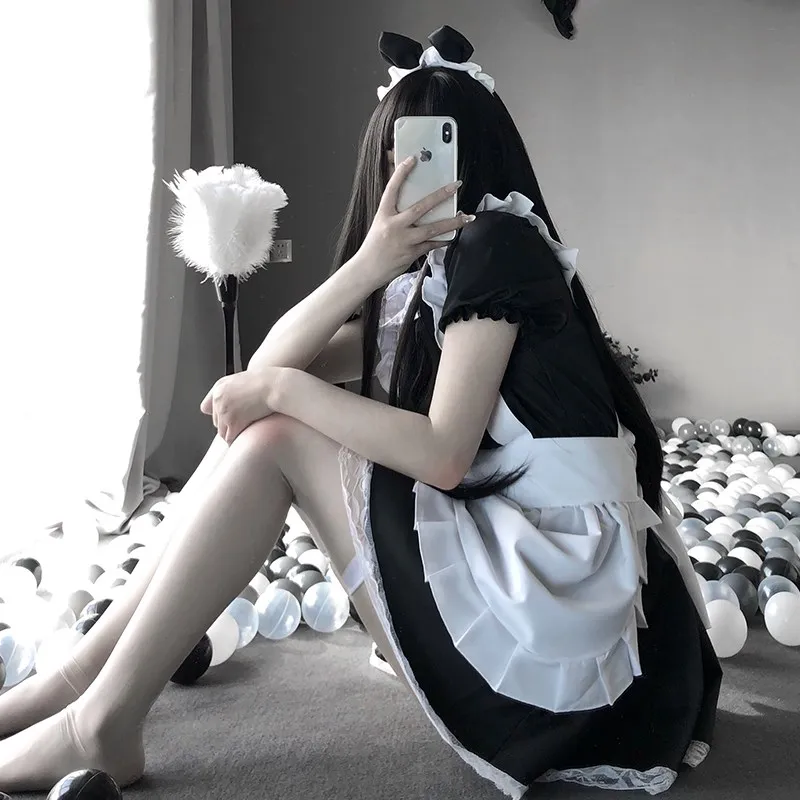 LILICOCHAN Ojbk Sexy Sweet Lolita Dress Japanese Maid Costume Anime Cosplay Kawaii Coffee Bar Uniform Halloween Outfit For Women -Zentai shop online H242e9b30681f43f094267070de8637dbg.jpg