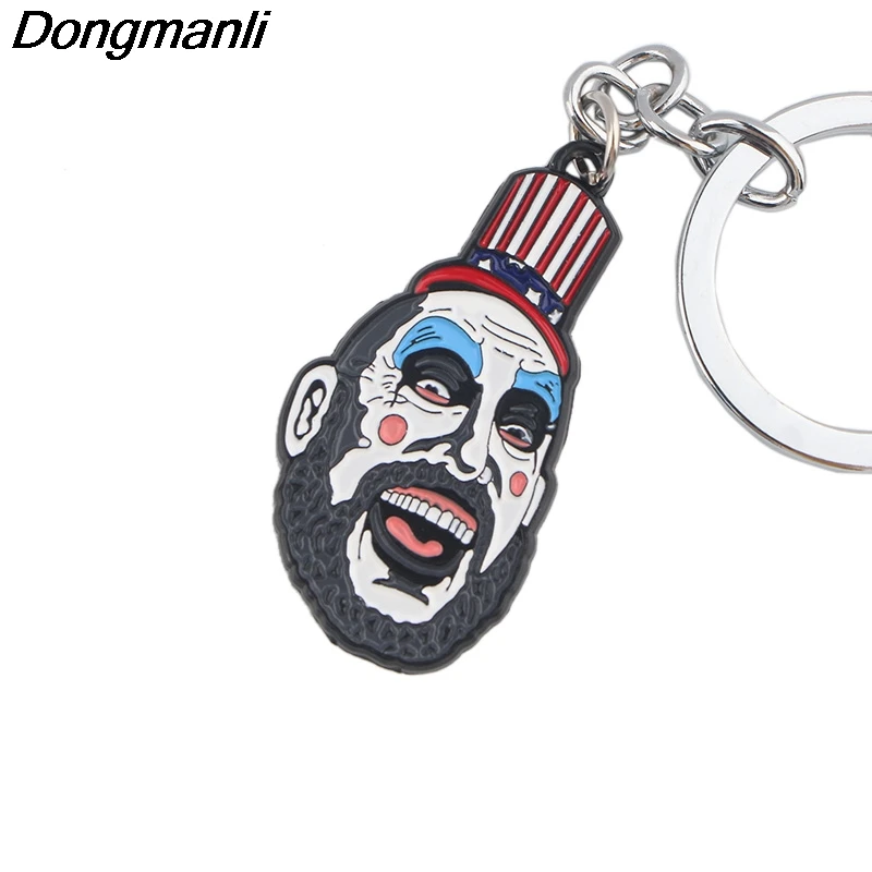 P4078 Dongmanli House of 1000 Corpses Captain spaulding подвеска брелок металлический Автомобильный держатель для брелки для ключей ювелирные изделия на Хэллоуин
