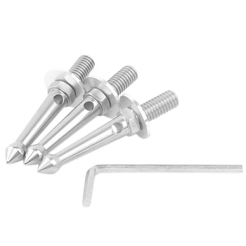 

3Pcs 3/8 Inch Tripod Spike with Screw Thread for Tripod Monopod Camera Accessory