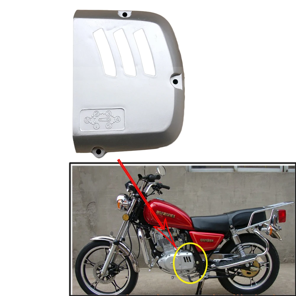 Timing Chain Gear Guard Cover Housing Side Cover for Suzuki GS125 GN125 125cc GS GN Engine Sprocket Case Parts