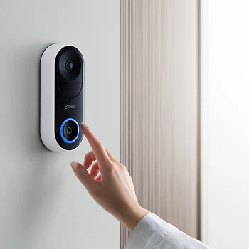 360 D819 AI IP WiFi Smart Video Doorbell Night Vision Camera 5000mAh IP67 Door bell Detection Violent Demolition Alarm drop ship
360 D819 AI IP WiFi Smart Video Doorbell Night Vision Camera 5000mAh IP67 Door bell Detection Violent Demolition Alarm drop ship