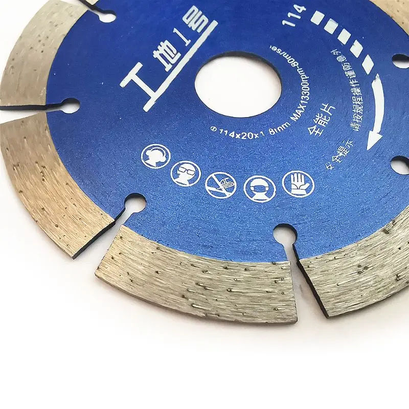 DIY Diamond Saw Blade Ceramic Concrete Slotted Cutting Blade Granite Marble Tile 831B