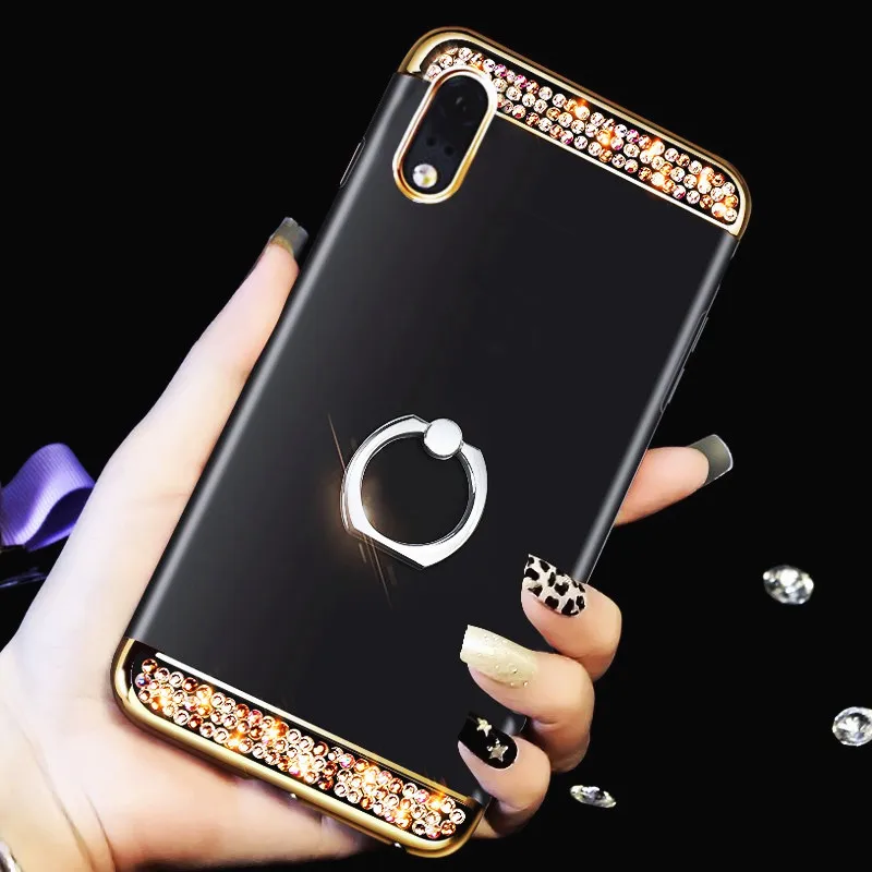 Для huawei Y5 2019 чехол покрытие 3 в 1 жесткий из ПК для телефона coque Y7 PRO Y6 Y9 PRIME LITE