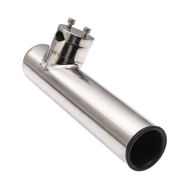 Supporto Per Canna Da Pesca In Acciaio Inox 316 - Regolabile 360&deg; Per Barche E Kayak, 2 Pezzi