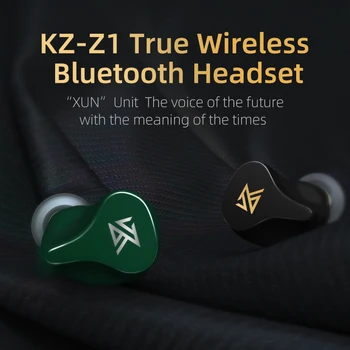 

KZ Z1 TWS Bluetooth V5.0 Earphones Dual magnetic Dynamic Earbuds Touch Control Noise Cancelling In ear Earphone