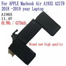 

100% Brand new high quality 49.9Wh / 4379mAh A1965 battery For APPLE Macbook Air A1932 A2179 2018 -2019 year Laptop