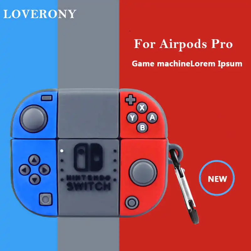 

LOVERONY Silicone Case For AirPods Pro Bluetooth Earphone Protective Cover Headphone Charging Box Apple Air pods Pro 3 Case Skin