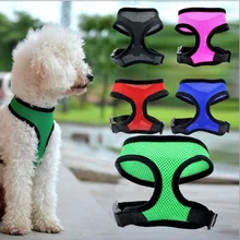Cablaggio del cane Della Maglia di Formazione per Cucciolo di Gatto Maglia Morbida Pet Cablaggio Della Maglia per I Cani Gatti Piccolo Medio Nylon Cinghia Della Cassa bulldog(China)
