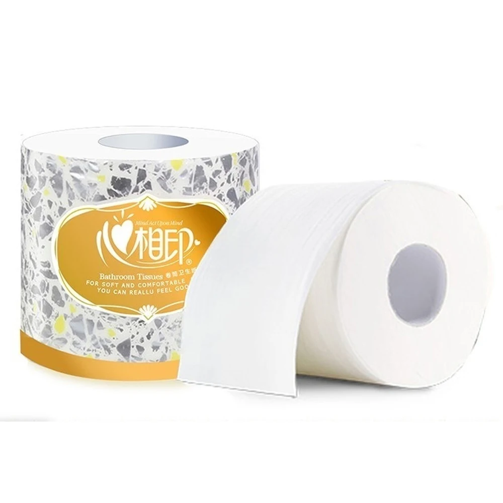 

Xin Xiang Yin 1 Roll 3 Layers Roll Toilet Paper Bathroom Paper Tissue Rolling Paper Superior Grade Soft Thick Native Wood Pulp