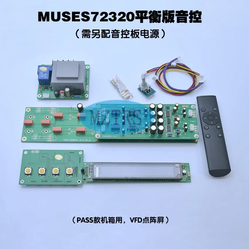 

Hifi MUSES72320 Remote Control Volume Adjust Relay Sound Control Balanced Preamp Board