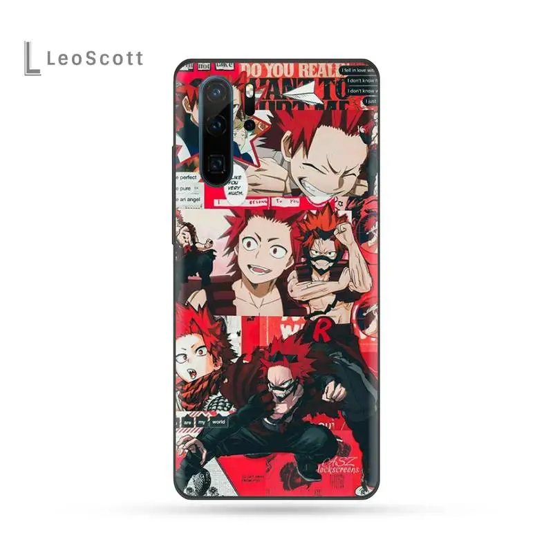 Kirishima My Hero Giới Học Thuật Anime Ốp Lưng Điện Thoại Huawei P9 P10 P20 P30 Pro Lite Thông Minh Giao Phối 10 Lite 20 y5 Y6 Y7 2018 2019 huawei phone cover Cases For Huawei