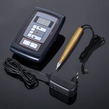 Микроблейдинг Золотой дермограф полуперманентный макияж Machinemaquina de tatuar с легким щелчком иглы татуировки машина наборы бровей