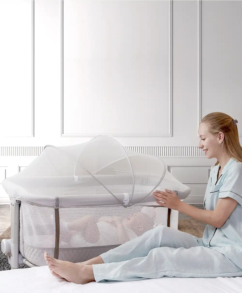 sunveno bedside crib