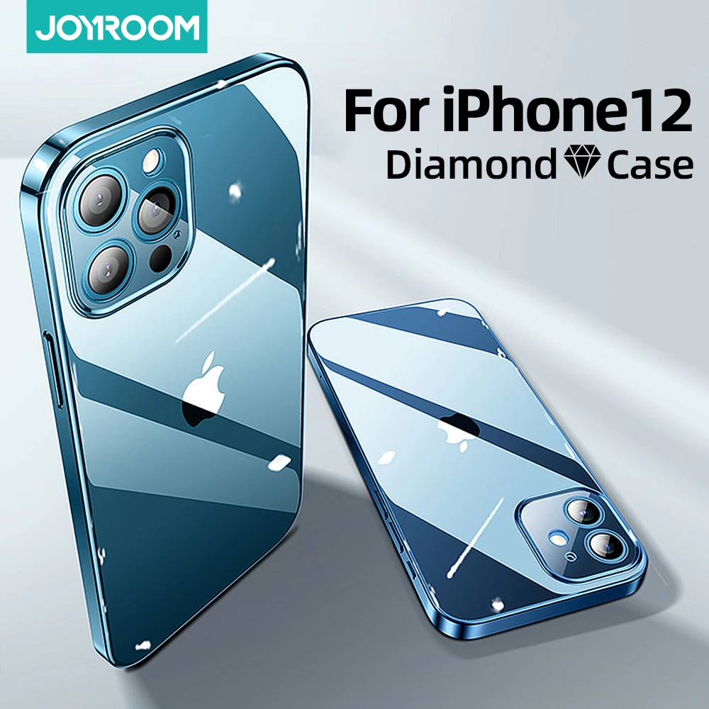 Joyroom Clear Case For Iphone 12 11 Pro Max Back Pc Tpu Shockproof Full Lens Protection Cover For Iphone 12mini Transparent Case Phone Case Covers Aliexpress