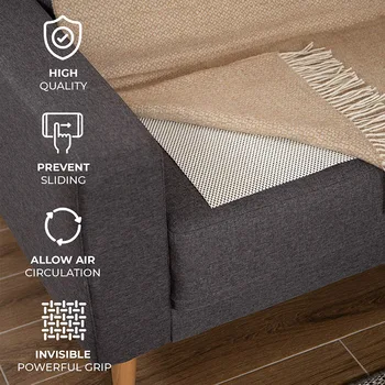 

Non-Slip Rug Pad Gripper Anti Skid Carpet Mat Provides Protection for Hardwood Floors and Hard Surfaces Extra Strong QJS