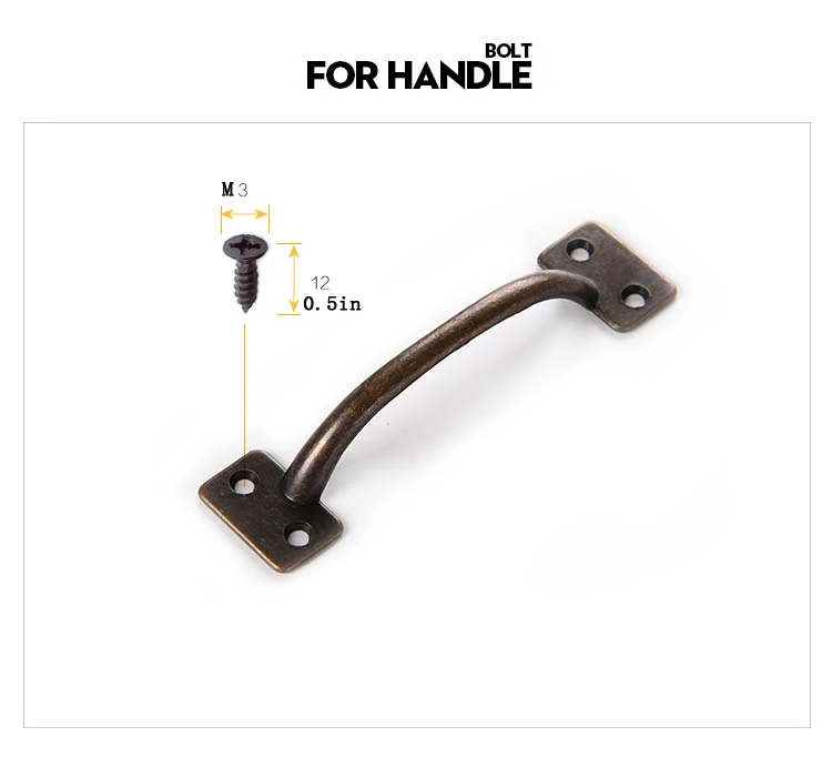 Classic antique bow handle American furniture European wardrobe kitchen cabinet door handle Desk drawer arch handle (Caf patina) Classic antique bow handle American furniture European wardrobe kitchen cabinet door handle Desk drawer arch handle (Caf patina)