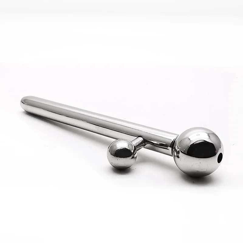 stainless steel urethral sound Prince Wand Curved penis plug tube sex toy for men