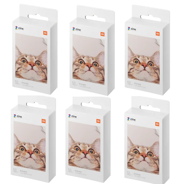High Quality Xiaomi ZINK Pocket Printer Paper Self-adhesive Photo color Print 3-inch Mini Pocket Photo Printer Fast delivery New 1