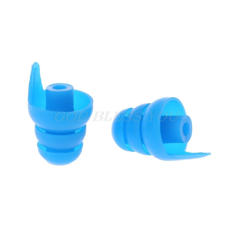 1 пара силиконовые затычки для ушей шумоподавление беруши Защита слуха 5 цветов