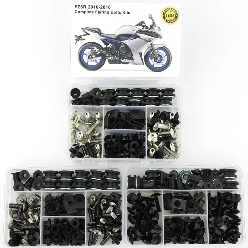 Комплект болтов обтекателей для мотоцикла Yamaha FZ6R 2010 2011 2012 2013 2014 2015 | Автомобили и