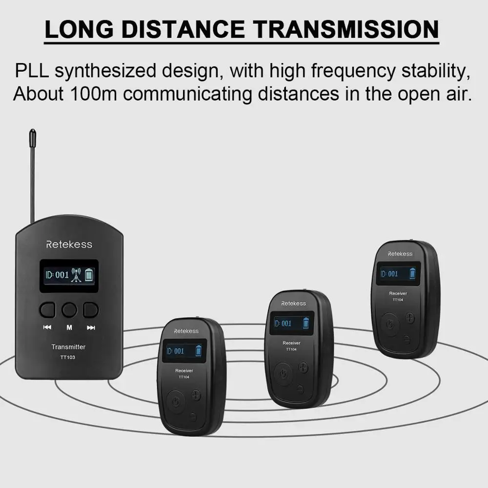 Retekess TT103&TT104 UHF Professional Wireless