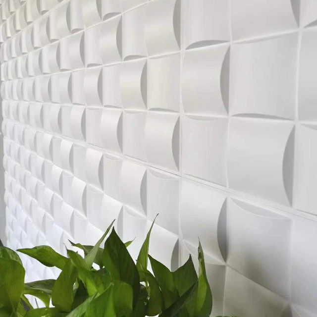 Decorative 3D Wall Panels in Diamond Design Matt White 30x30cm Wallpaper  Mural Tile-Panel-Mold 3D wall sticker bathroom kitchen - AliExpress