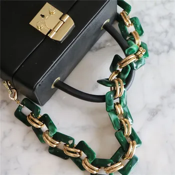 

0.5 Meter Acrylic Chains Strands Linked Chains Necklace Bag Chains Women DIY Accessories Glasses Chain Components Parts N816