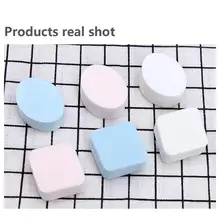 6 шт. круглая квадратная пуховка для пудры мягкая удобная пуховка для сухого и влажного двойного использования Косметическая пуховка для макияжа Аксессуары для красоты