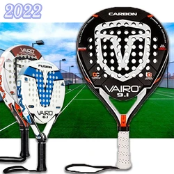 Vairo Brand New Professional Padel Palas Racket Beach Racquet Full Carbon Fiber Beach Tennis Padel Dunlop Bullpadel Beach Paddle