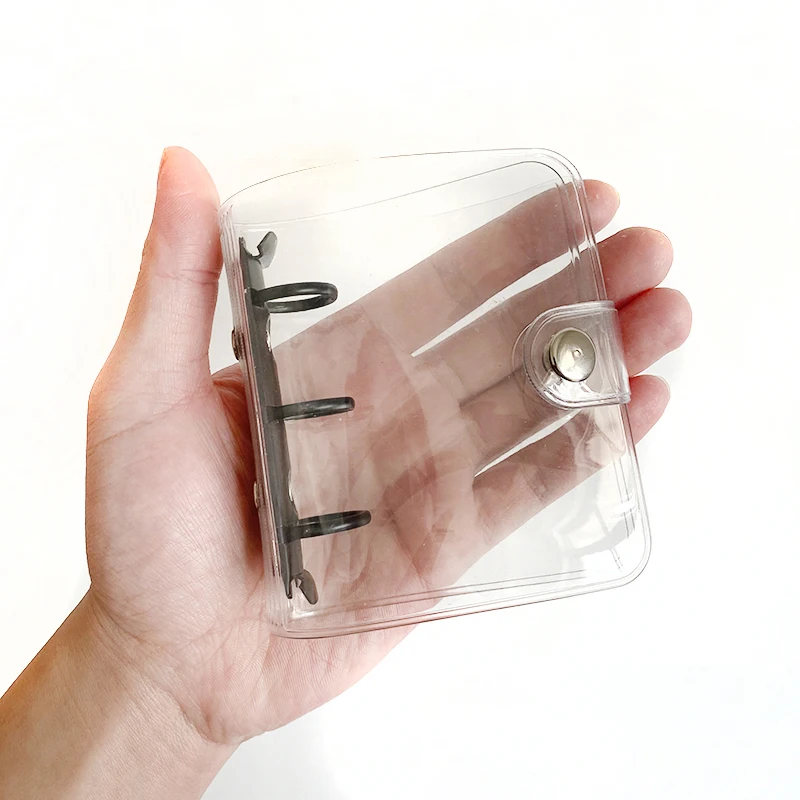 3 кольца мини журнал Прозрачная Обложка дневник альбом|planner dividers|loose leafdividers planner |